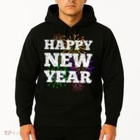 Festive Happy New Year Fireworks Hoodie thumb 2