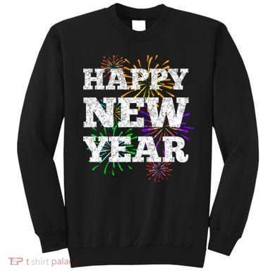 Festive Happy New Year Fireworks Sweatshirt