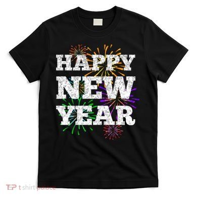 Festive Happy New Year Fireworks T-Shirt