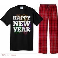 Festive Happy New Year Fireworks Pajama Set thumb 0