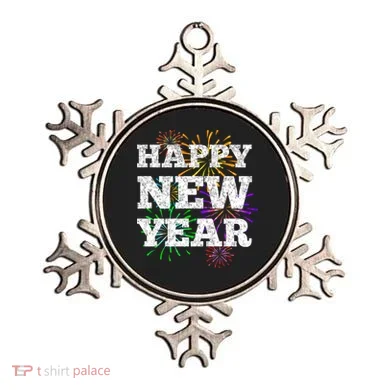 Festive Happy New Year Fireworks Ornament