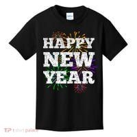 Festive Happy New Year Fireworks Kids T-Shirt thumb 0
