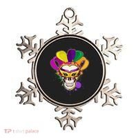 Festive Mardi Gras Skull  Ornament thumb 0