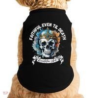Faithful Even To Death – Revelation 210 11 Skull Doggie Tank thumb 0