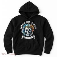 Faithful Even To Death – Revelation 210 11 Skull Hoodie thumb 0