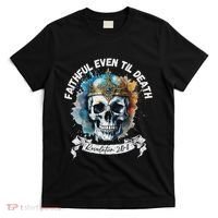 Faithful Even To Death – Revelation 210 11 Skull T-Shirt thumb 0