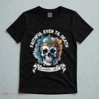 Faithful Even To Death – Revelation 210 11 Skull T-Shirt thumb 5