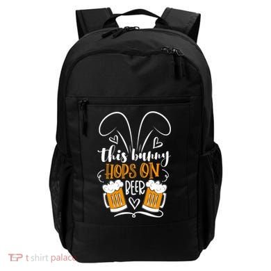 Funny Easter This Bunny Hops On Beer Backpack