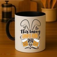 Funny Easter This Bunny Hops On Beer Coffee Mug thumb 4