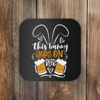 Funny Easter This Bunny Hops On Beer Coaster thumb 0