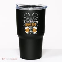 Funny Easter This Bunny Hops On Beer Tumbler thumb 0