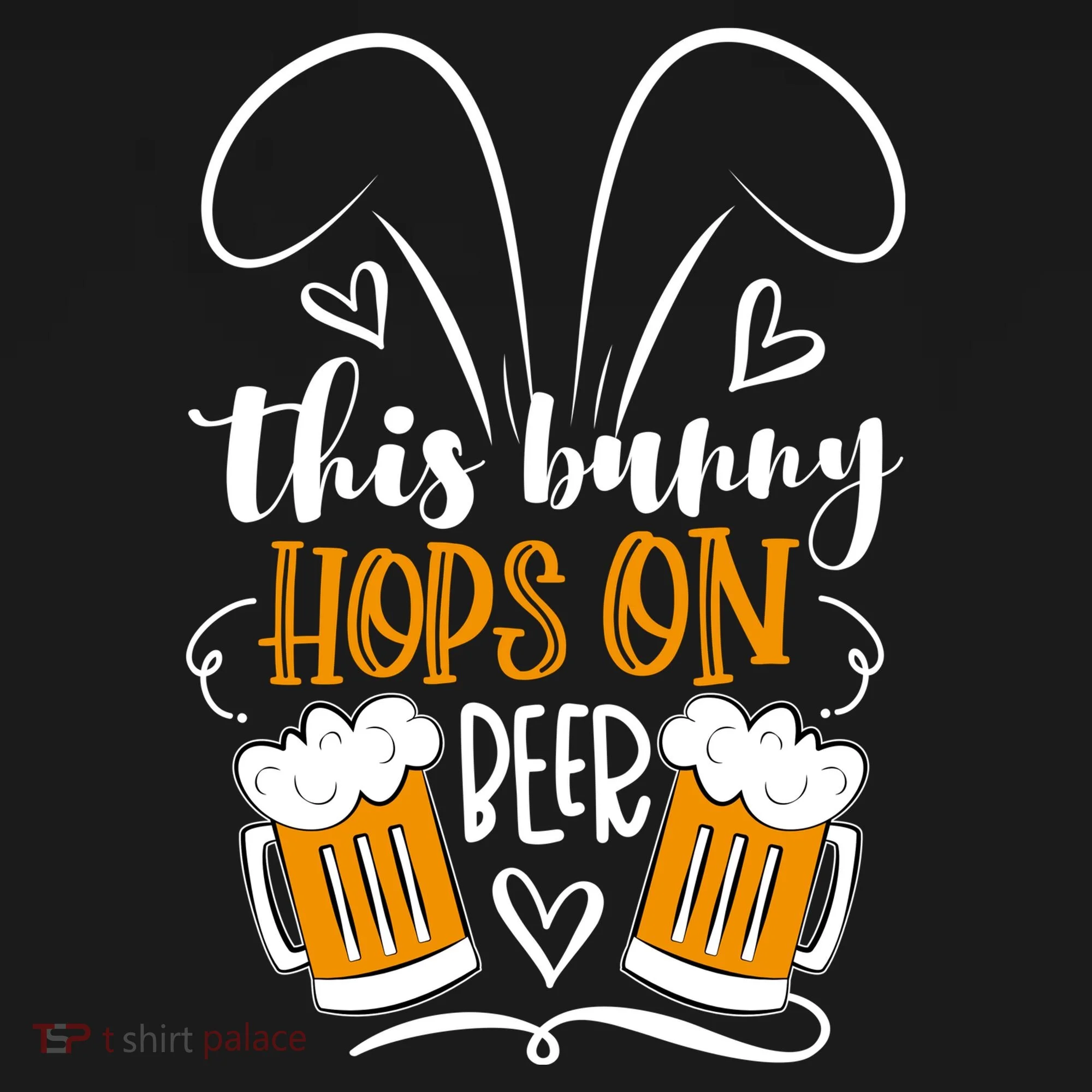 Funny Easter This Bunny Hops On Beer Baby Bodysuit