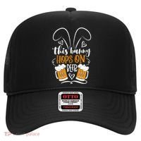 Funny Easter This Bunny Hops On Beer Hat thumb 0