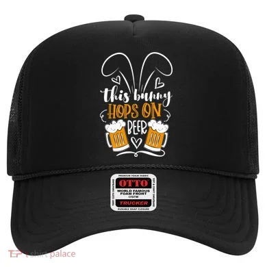 Funny Easter This Bunny Hops On Beer Hat