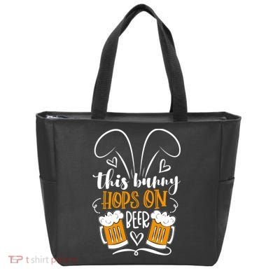 Funny Easter This Bunny Hops On Beer Tote Bag