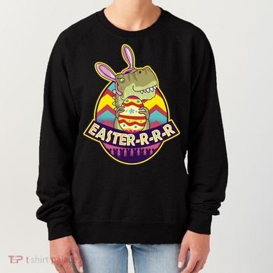 Funny EasterRRR TRex Dinosaur Women's Sweatshirt