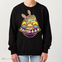 Funny EasterRRR TRex Dinosaur Women's Sweatshirt thumb 0