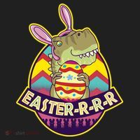 Funny EasterRRR TRex Dinosaur Women's Sweatshirt thumb 2