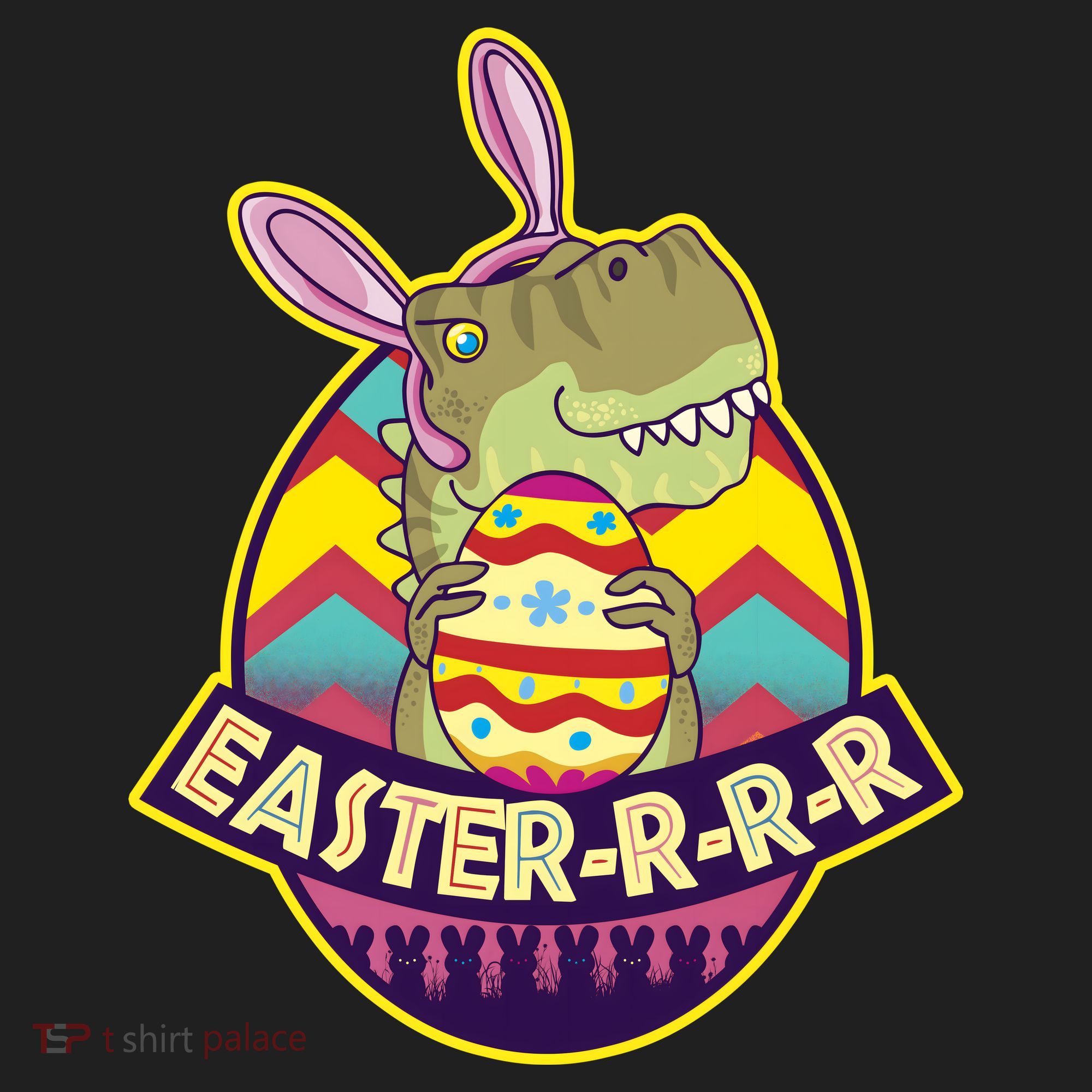 Funny EasterRRR TRex Dinosaur Women's Sweatshirt