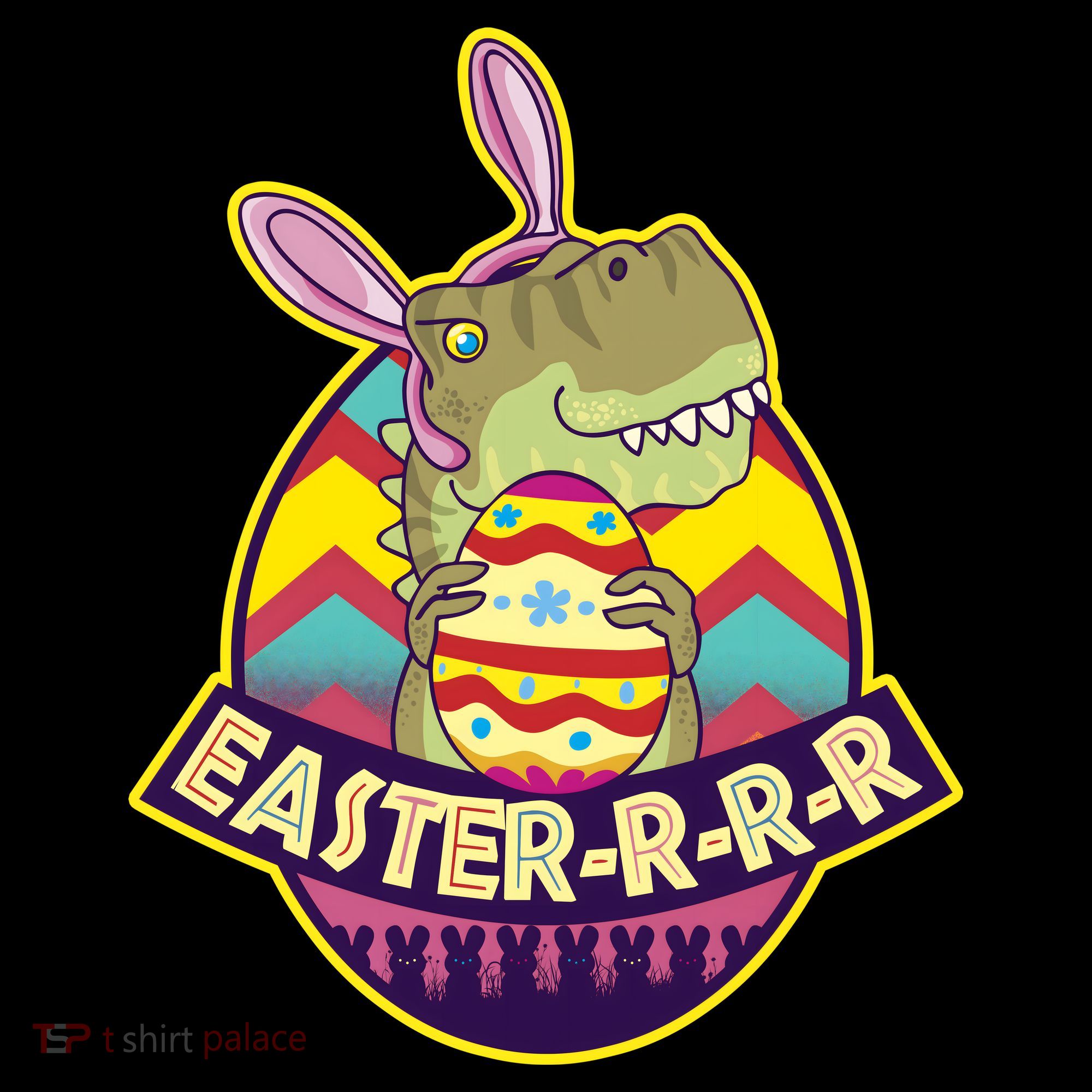 Funny EasterRRR TRex Dinosaur Backpack