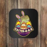 Funny EasterRRR TRex Dinosaur Coaster thumb 0