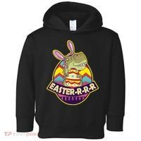 Funny EasterRRR TRex Dinosaur Toddler Hoodie thumb 0