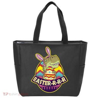 Funny EasterRRR TRex Dinosaur Tote Bag