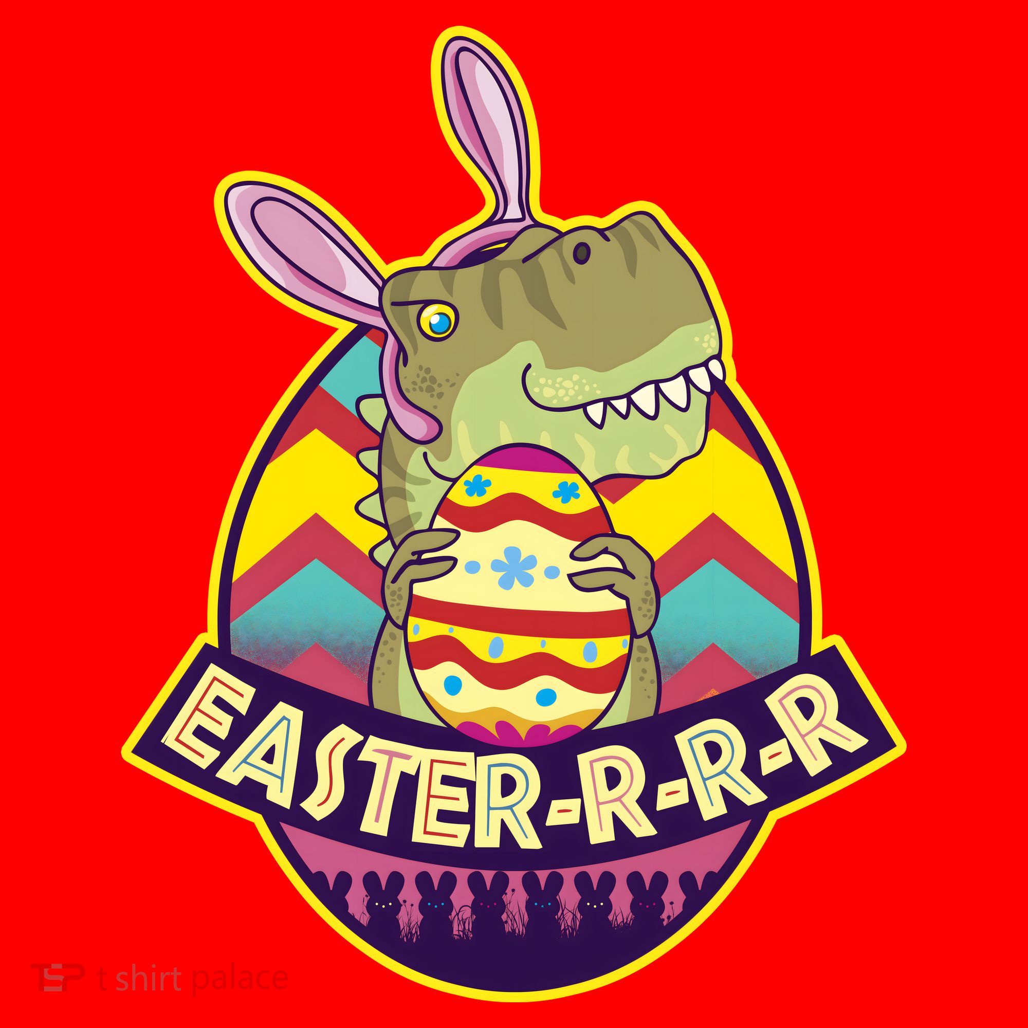 Funny EasterRRR TRex Dinosaur Santa Hat