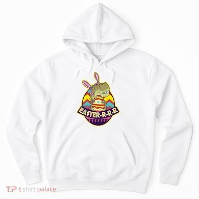 Funny EasterRRR TRex Dinosaur Hoodie