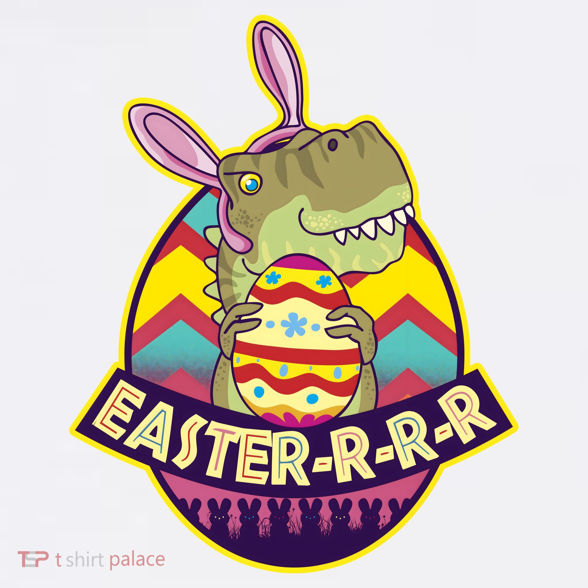 Funny EasterRRR TRex Dinosaur Sweatshirt