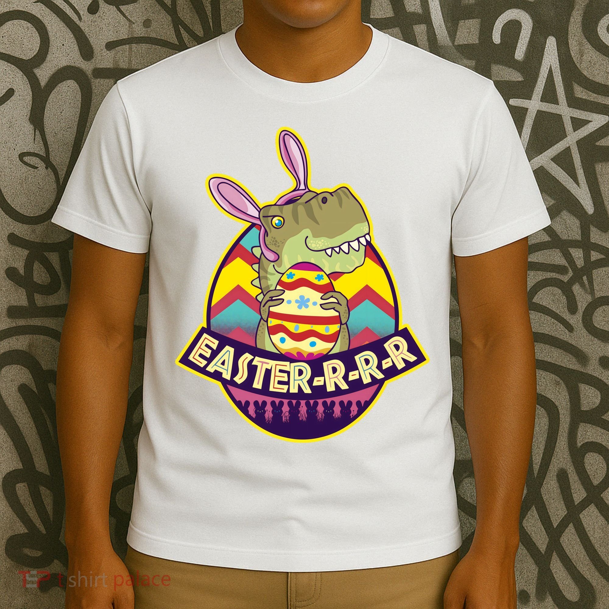 Funny EasterRRR TRex Dinosaur T-Shirt