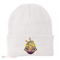 Funny EasterRRR TRex Dinosaur Beanie thumb 0