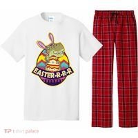 Funny EasterRRR TRex Dinosaur Pajama Set thumb 0