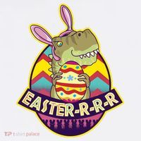 Funny EasterRRR TRex Dinosaur Ornament thumb 1