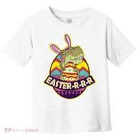 Funny EasterRRR TRex Dinosaur Toddler T-Shirt thumb 0