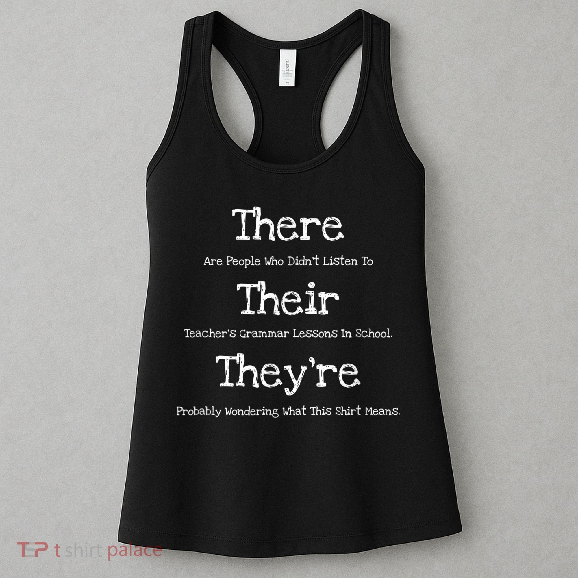 Funny English Teacher Grammar Police Women's Tank Top