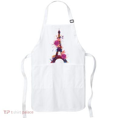 Floral Eiffel Tower Paris Apron