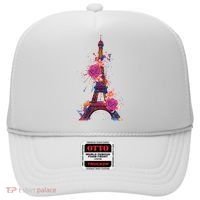 Floral Eiffel Tower Paris Hat thumb 0