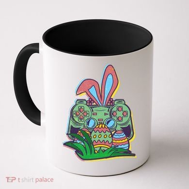 Funny Easter Time Gamer Bunny Ears Controller Easter Eggs Coffee Mug