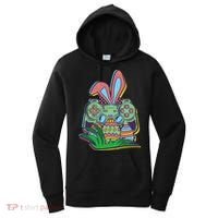 Funny Easter Time Gamer Bunny Ears Controller Easter Eggs Women's Hoodie thumb 0