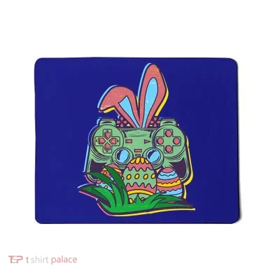 Funny Easter Time Gamer Bunny Ears Controller Easter Eggs Mousepad