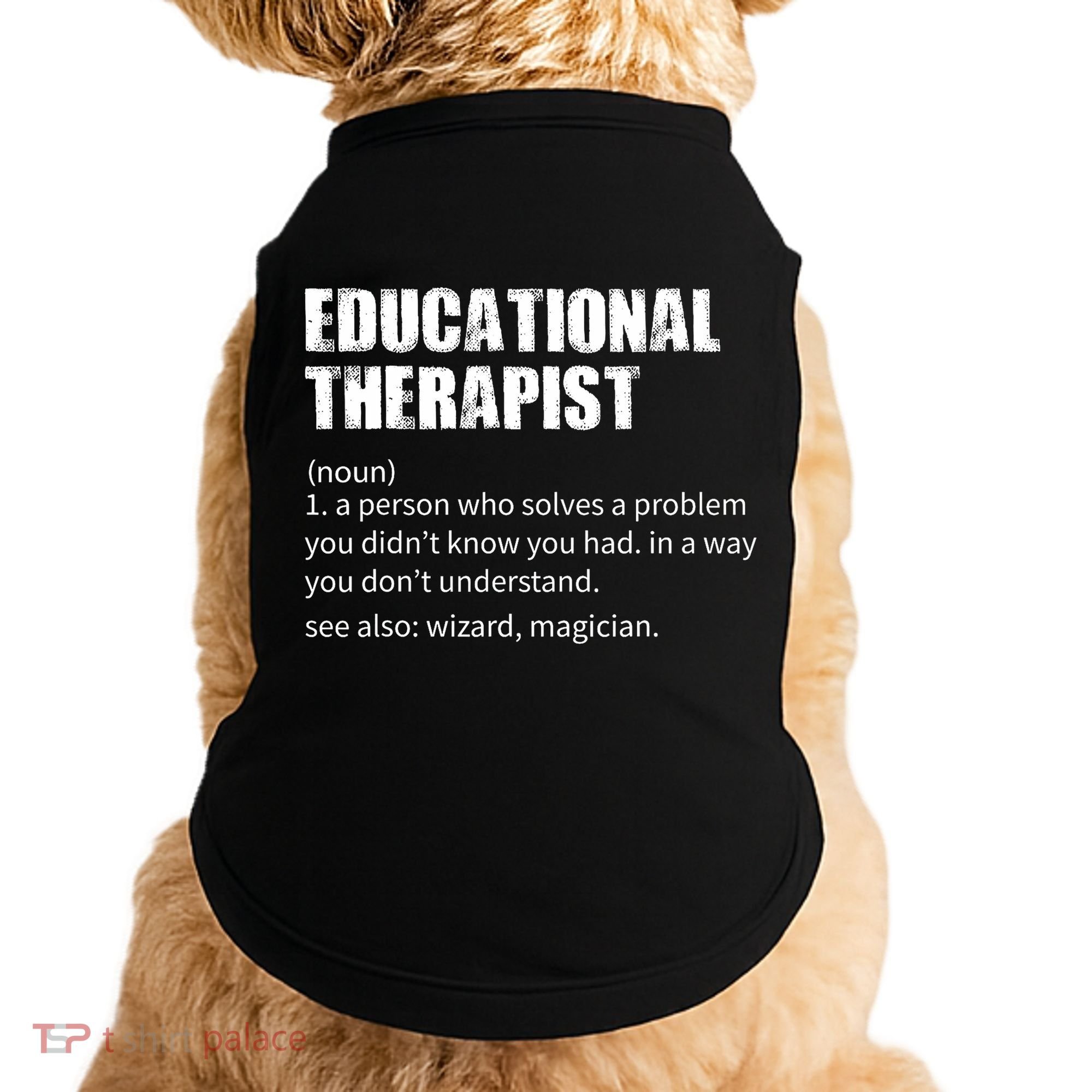 Funny Educational Therapist Definition Doggie Tank