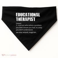 Funny Educational Therapist Definition USA-Made Doggie Bandana thumb 0