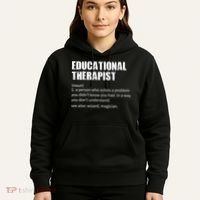 Funny Educational Therapist Definition Hoodie thumb 5