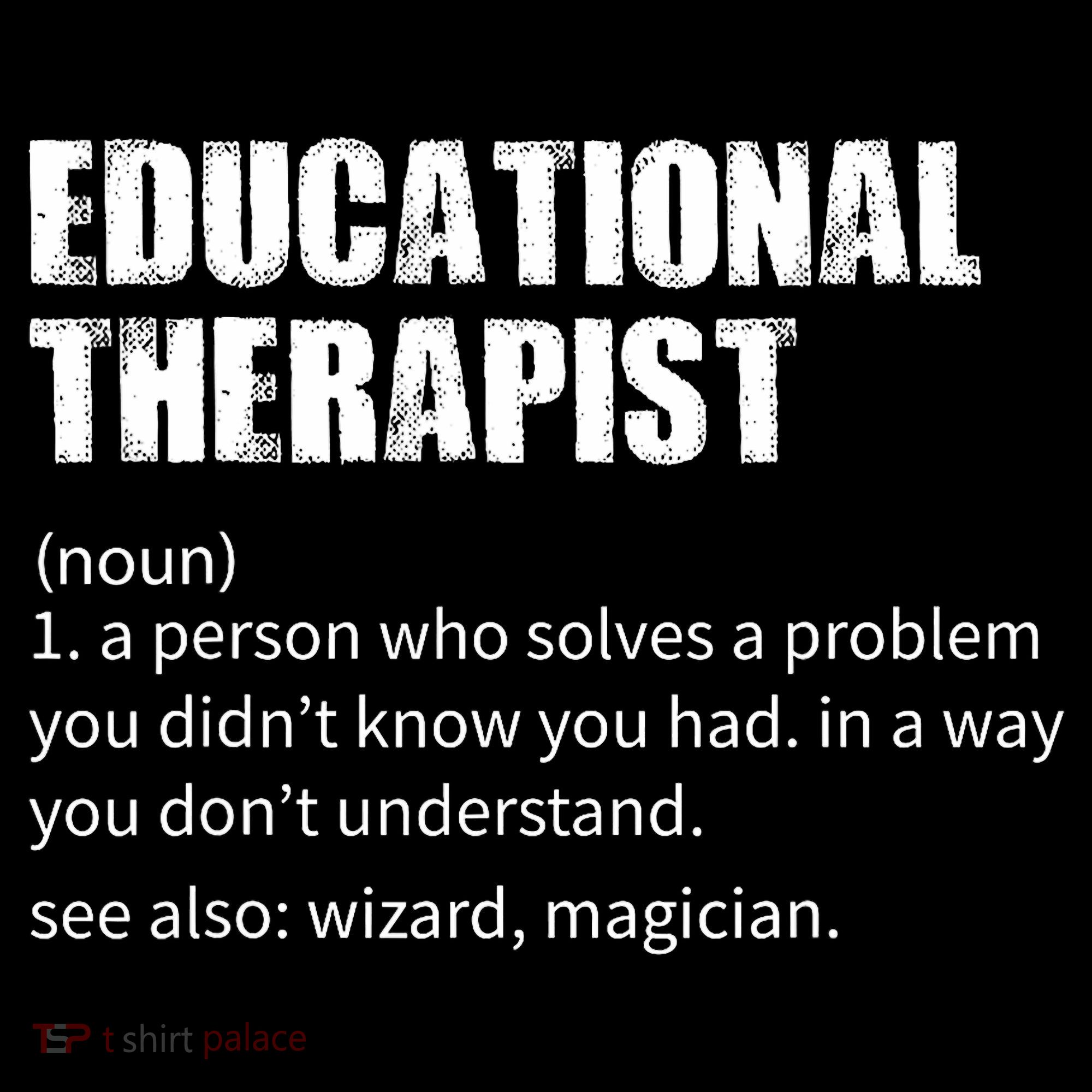 Funny Educational Therapist Definition Bucket Hat