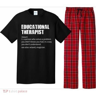 Funny Educational Therapist Definition Pajama Set