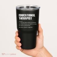 Funny Educational Therapist Definition Tumbler thumb 2