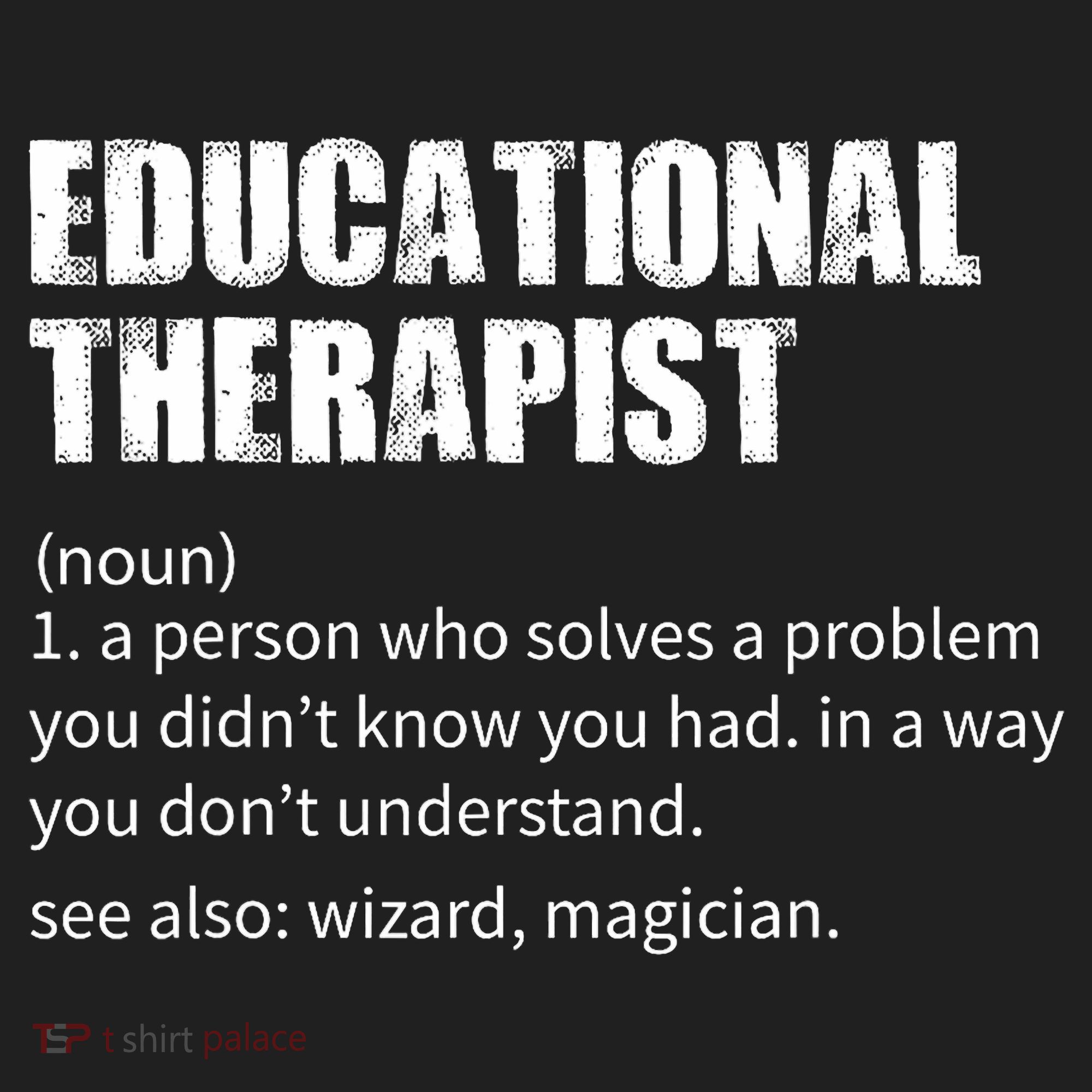 Funny Educational Therapist Definition Tumbler