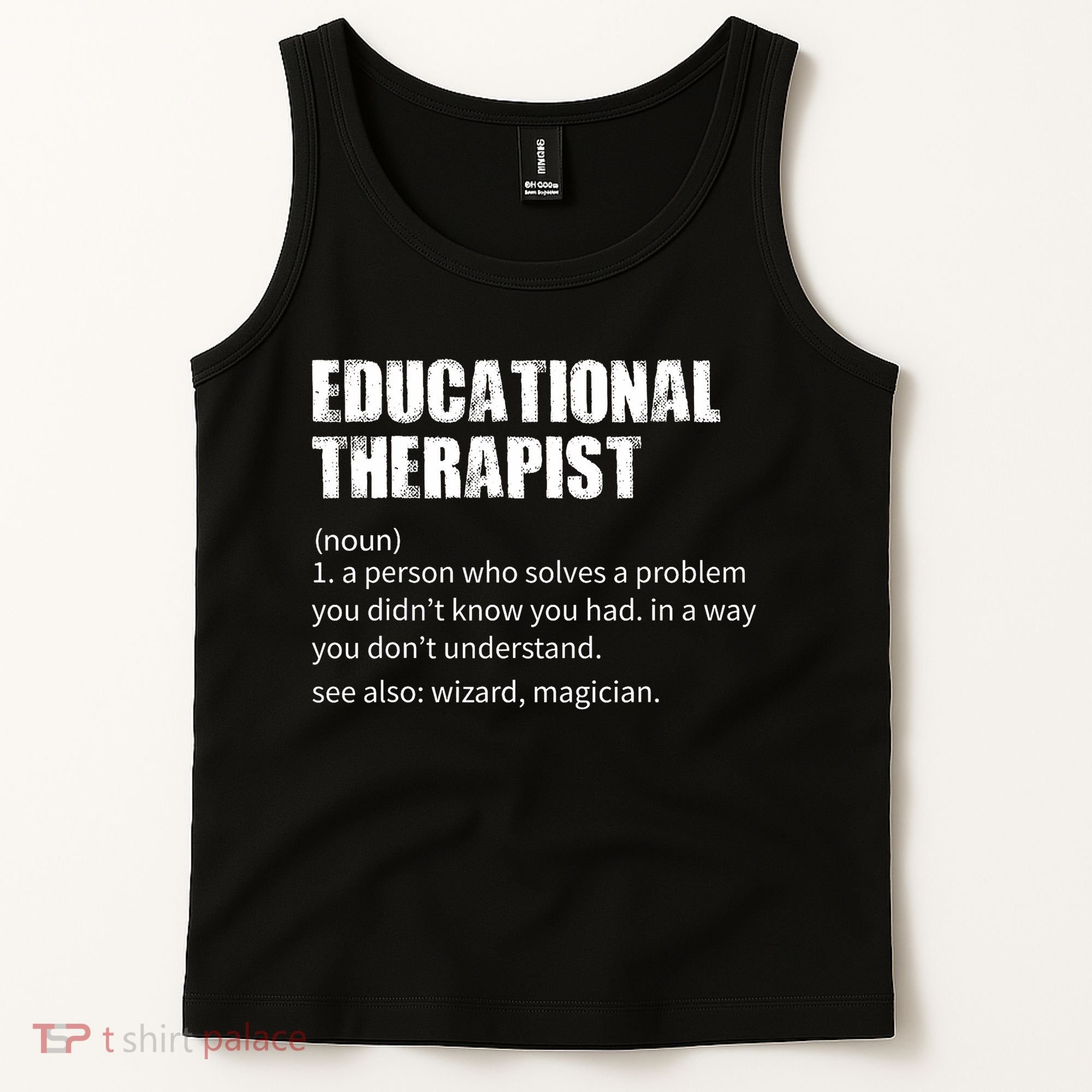 Funny Educational Therapist Definition Tank Top