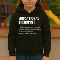 Funny Educational Therapist Definition Kids Hoodie thumb 3